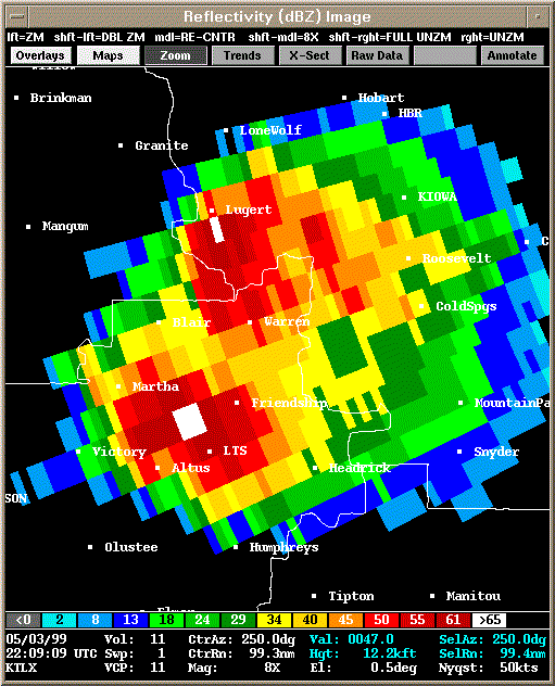 KTLX Radar Image