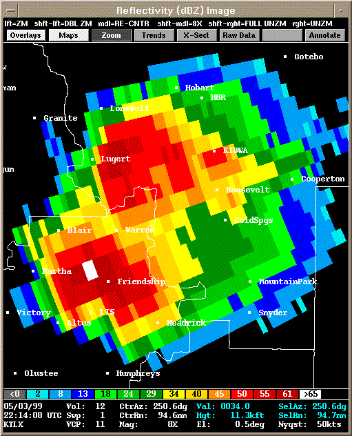 KTLX Radar Image