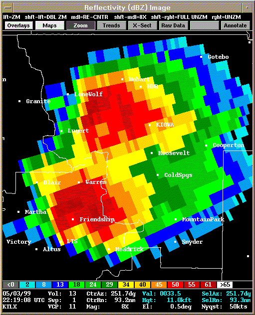 KTLX Radar Image