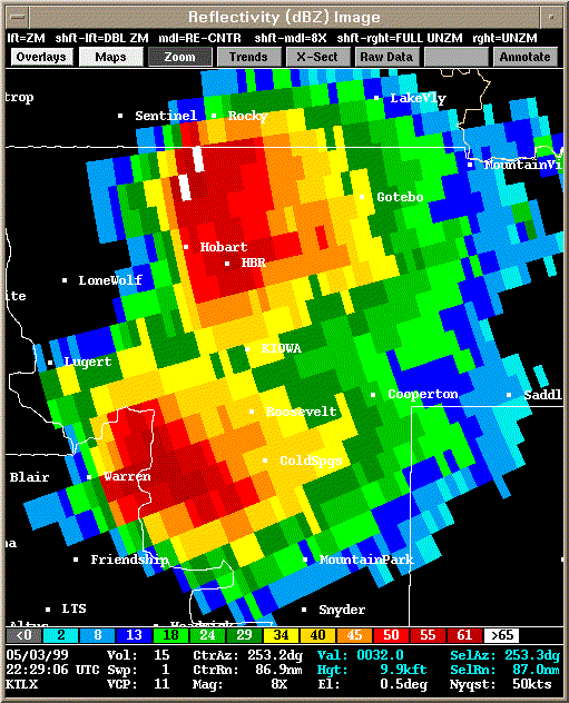 KTLX Radar Image