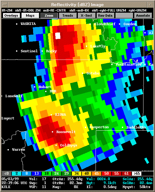 KTLX Radar Image