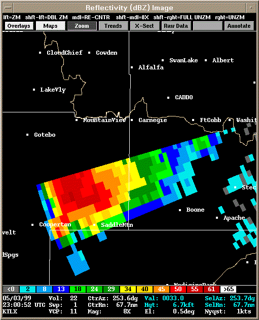 KTLX Radar Image