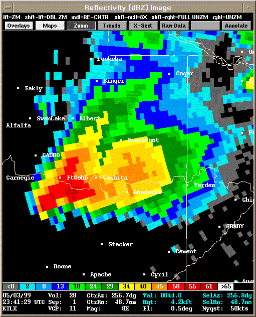 KTLX Radar Image