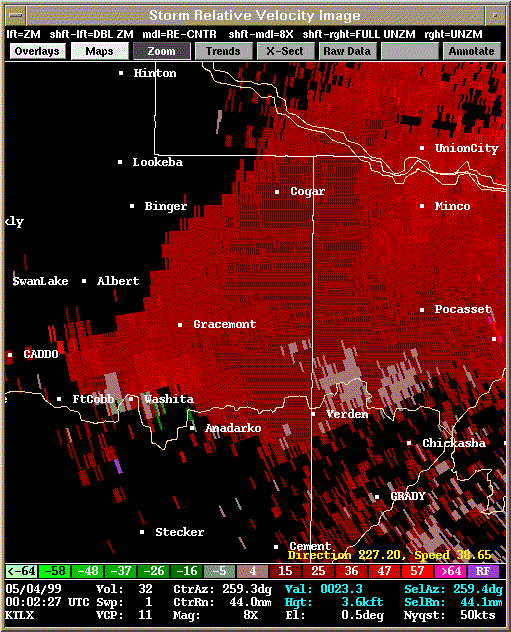 KTLX Radar Image