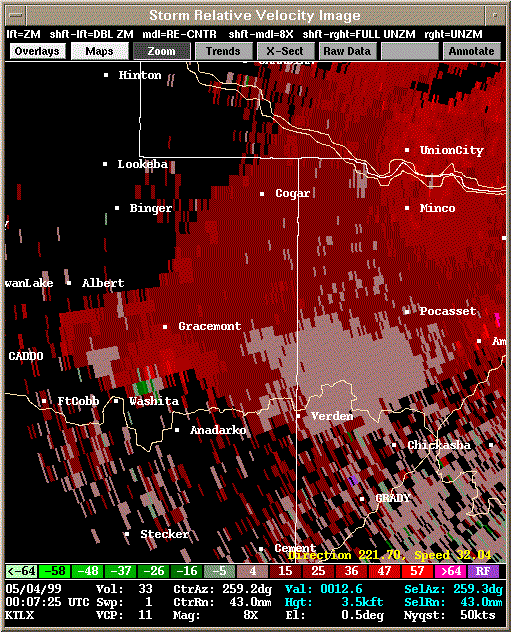 KTLX Radar Image