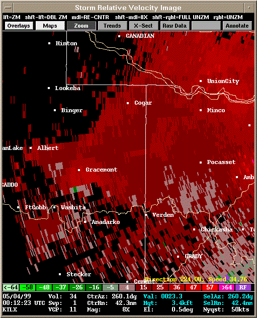 KTLX Radar Image