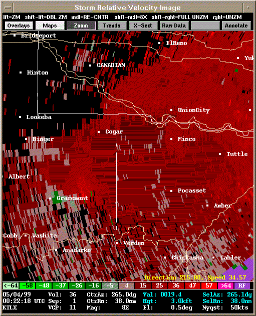 KTLX Radar Image