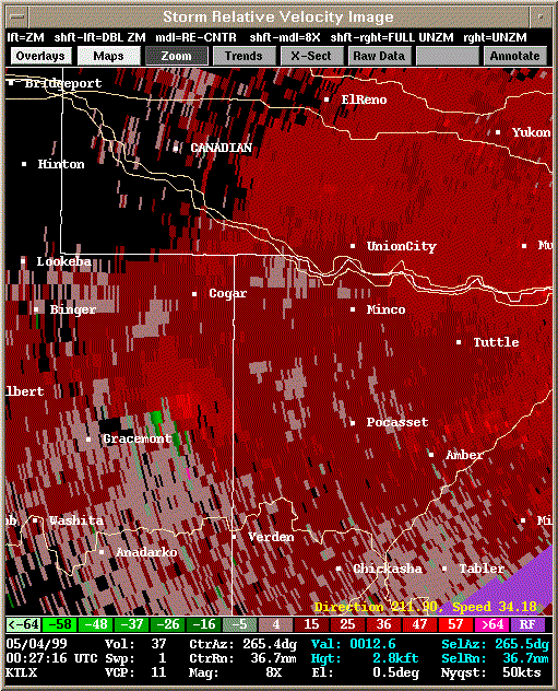 KTLX Radar Image