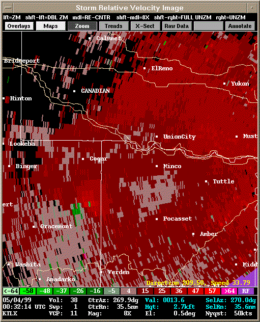 KTLX Radar Image