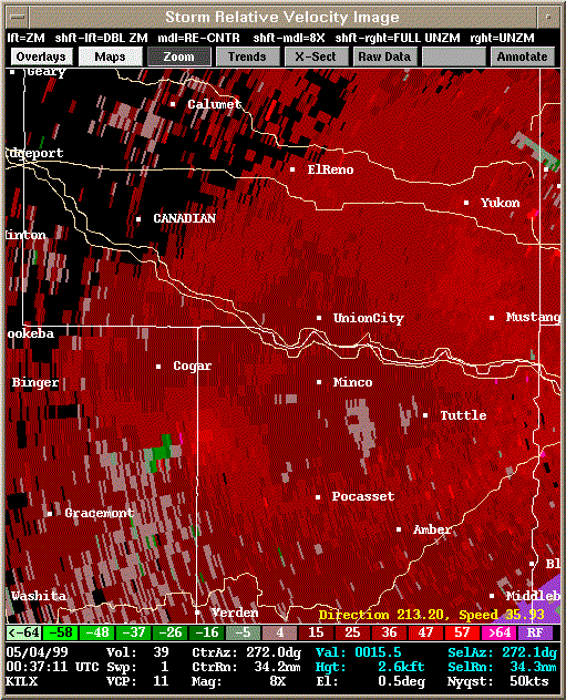 KTLX Radar Image