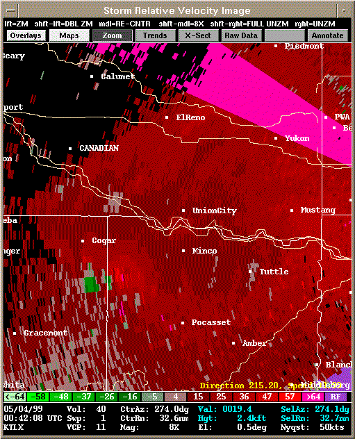 KTLX Radar Image