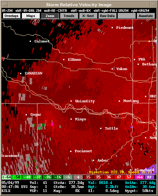 KTLX Radar Image