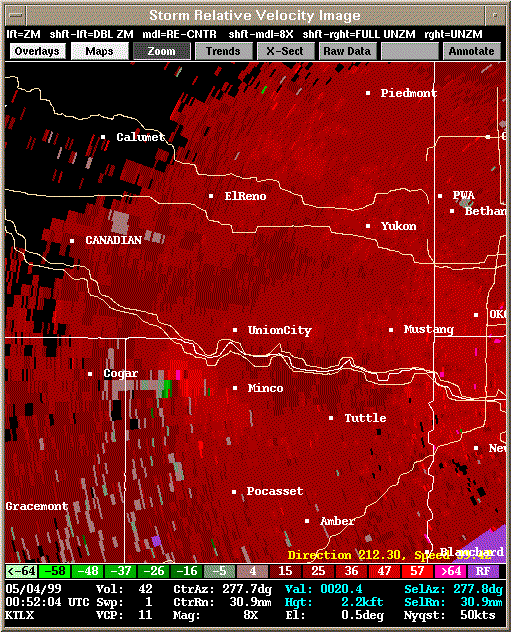 KTLX Radar Image