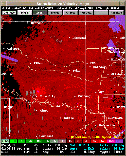 KTLX Radar Image