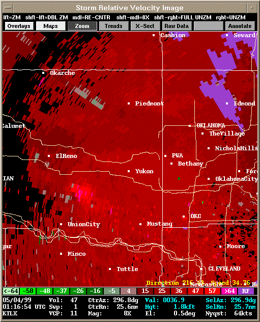 KTLX Radar Image