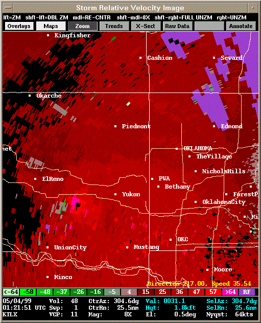 KTLX Radar Image