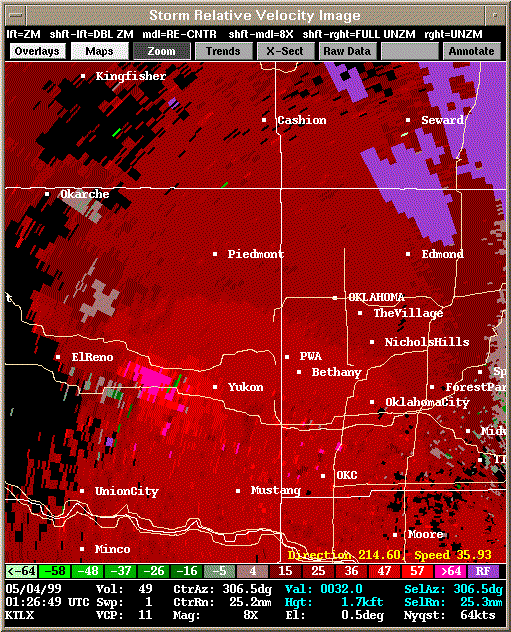 KTLX Radar Image