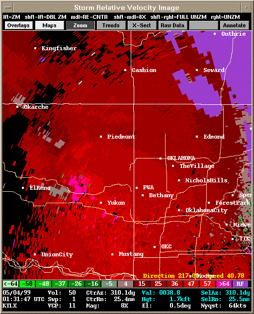 KTLX Radar Image