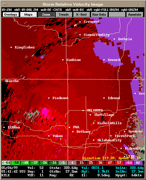 KTLX Radar Image