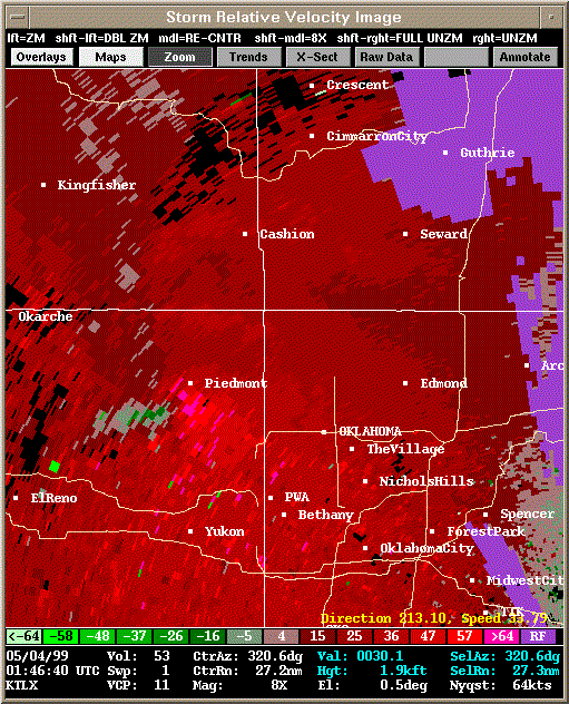 KTLX Radar Image