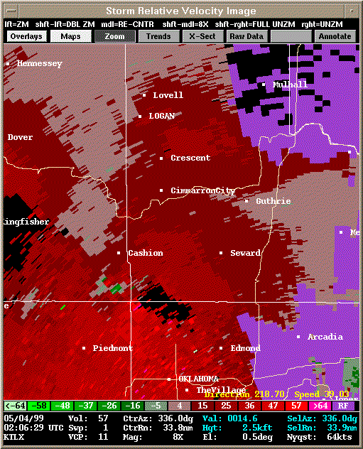 KTLX Radar Image