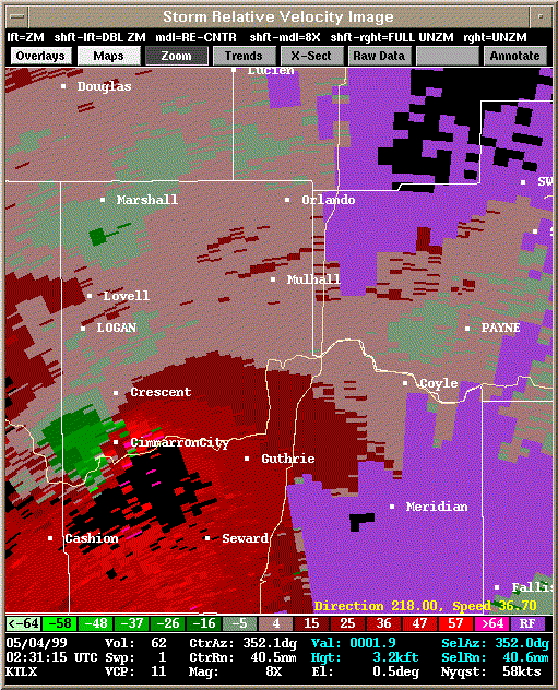 KTLX Radar Image