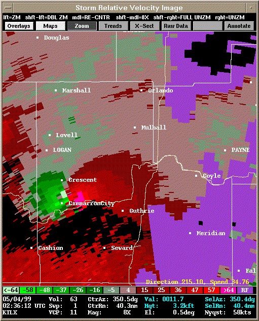 KTLX Radar Image