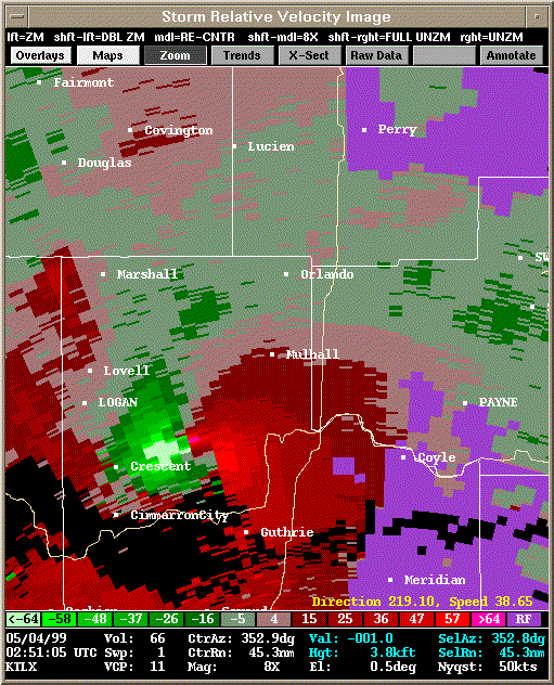 KTLX Radar Image