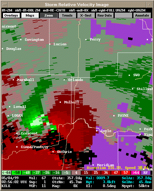 KTLX Radar Image