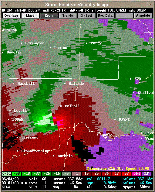 KTLX Radar Image