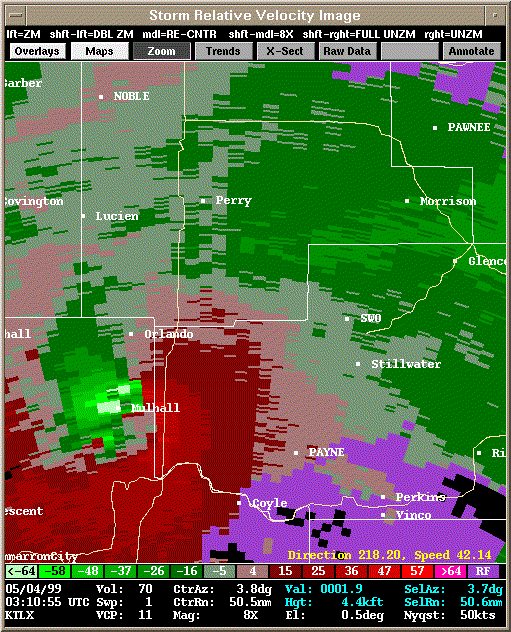 KTLX Radar Image