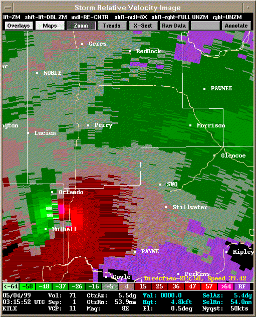 KTLX Radar Image