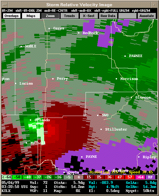 KTLX Radar Image