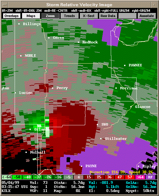 KTLX Radar Image