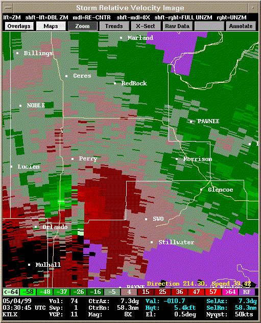 KTLX Radar Image