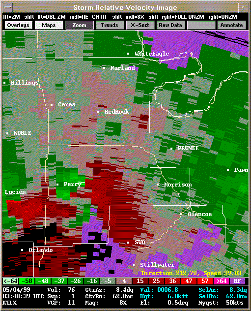 KTLX Radar Image