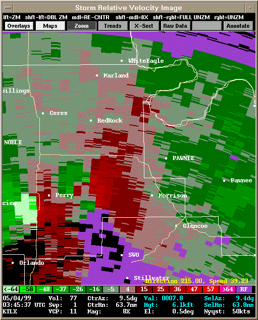 KTLX Radar Image