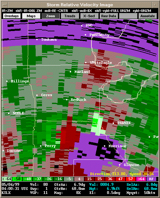 KTLX Radar Image