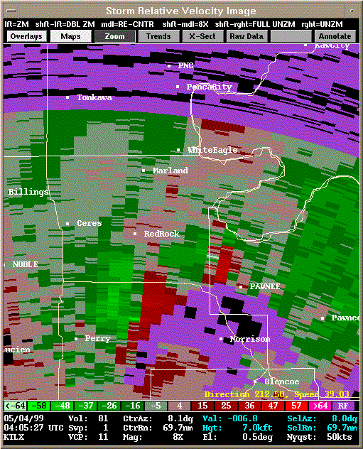 KTLX Radar Image