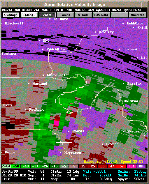 KTLX Radar Image