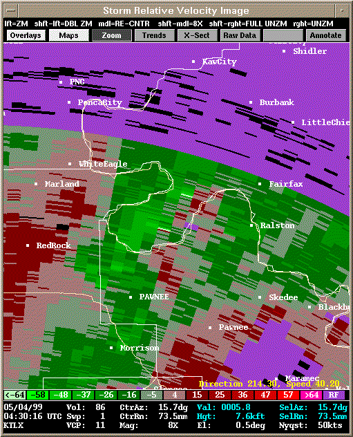 KTLX Radar Image