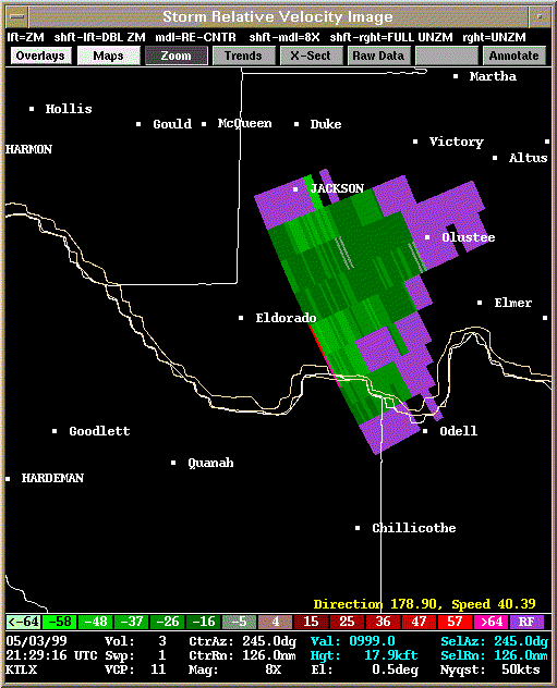 KTLX Radar Image