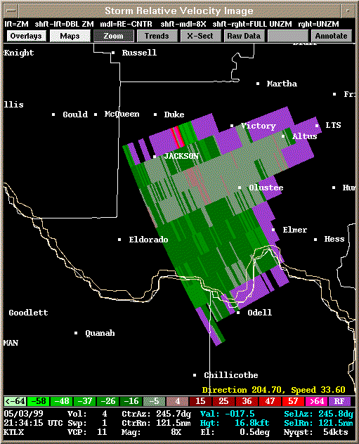 KTLX Radar Image