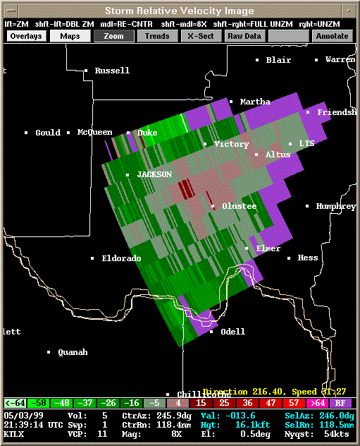 KTLX Radar Image