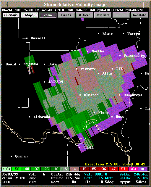 KTLX Radar Image