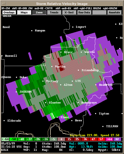 KTLX Radar Image