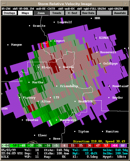 KTLX Radar Image