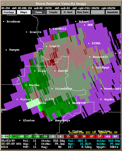 KTLX Radar Image