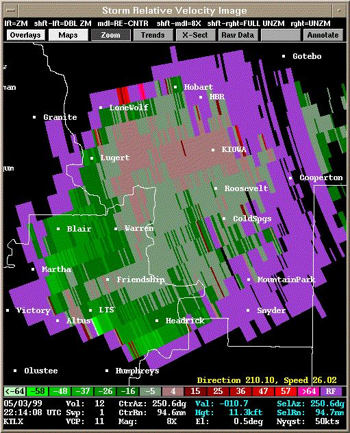 KTLX Radar Image