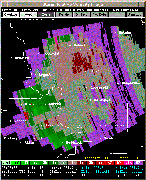 KTLX Radar Image